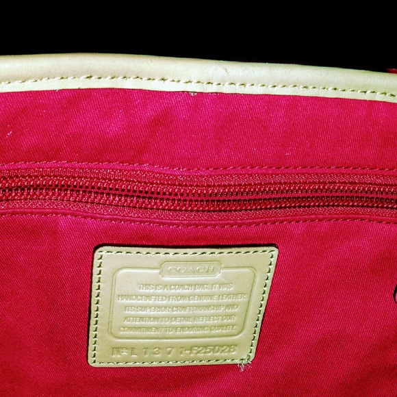 Coach signature red tote bag - Picture 3 of 4